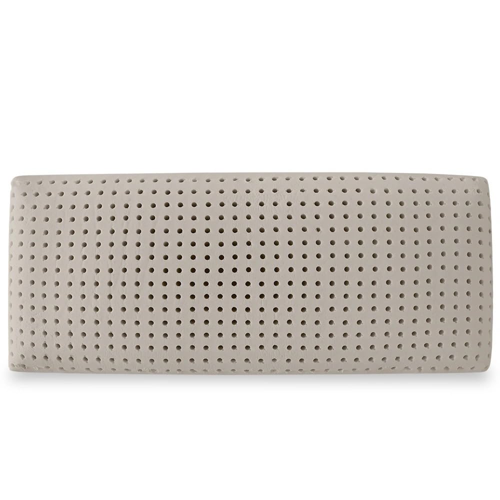 Ventadecolchones - Almohada de Látex de Hilo Frío Nordic - Funda Hilo Frío, Transpirable y Fresca - Soporte Ergonómico y Confort - 70 cm