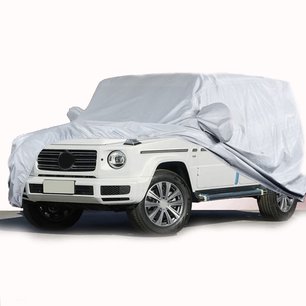 Impermeable Oxford Funda para Coche, para Mercedes Benz G-Class W463 G63 G55 G500 G350 Vehículo Resistente Intemperie contra Sol Nieve Polvo Viento Exterior Accesorios