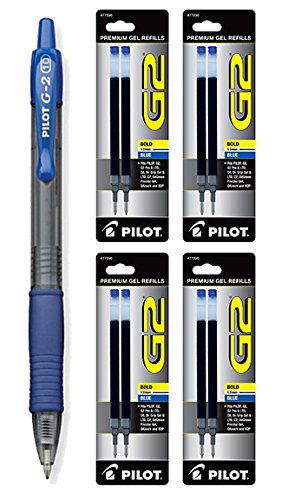 Pilot G2 Bolígrafo retráctil tinta gel azul