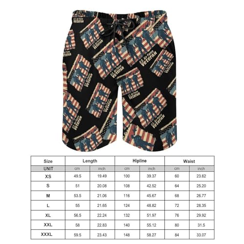U.S Air-Force Army Men's Swim Trunks Quick Dry Board Shorts Hawaiian Beach Shorts With Pocket2