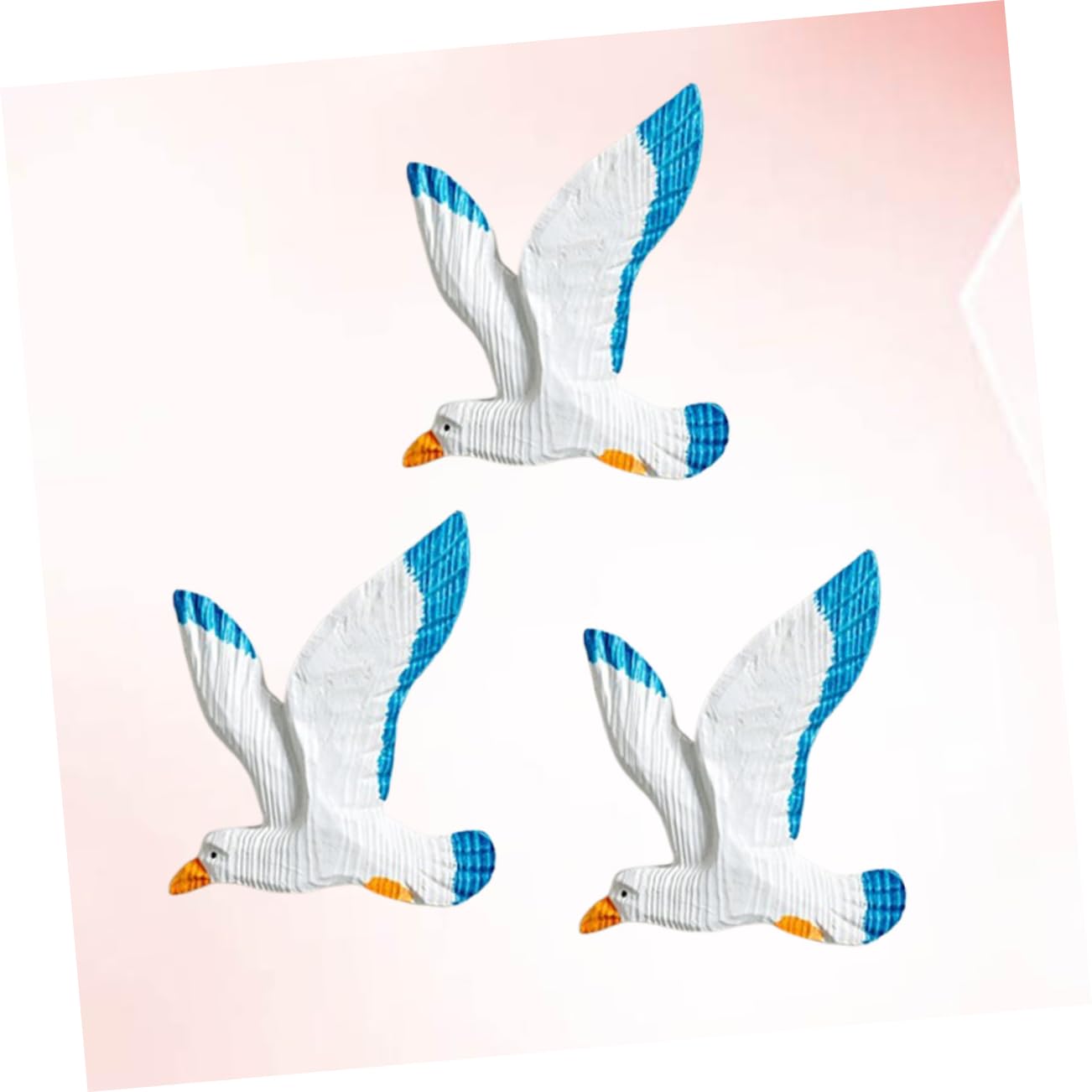 Ciieeo 3pezzi Gocce di Uccelli Appese di Resina Gabbiani da Parete Uccelli Creativi Ciondolo per Casa Gabbiani di Decorazione da Soffitto