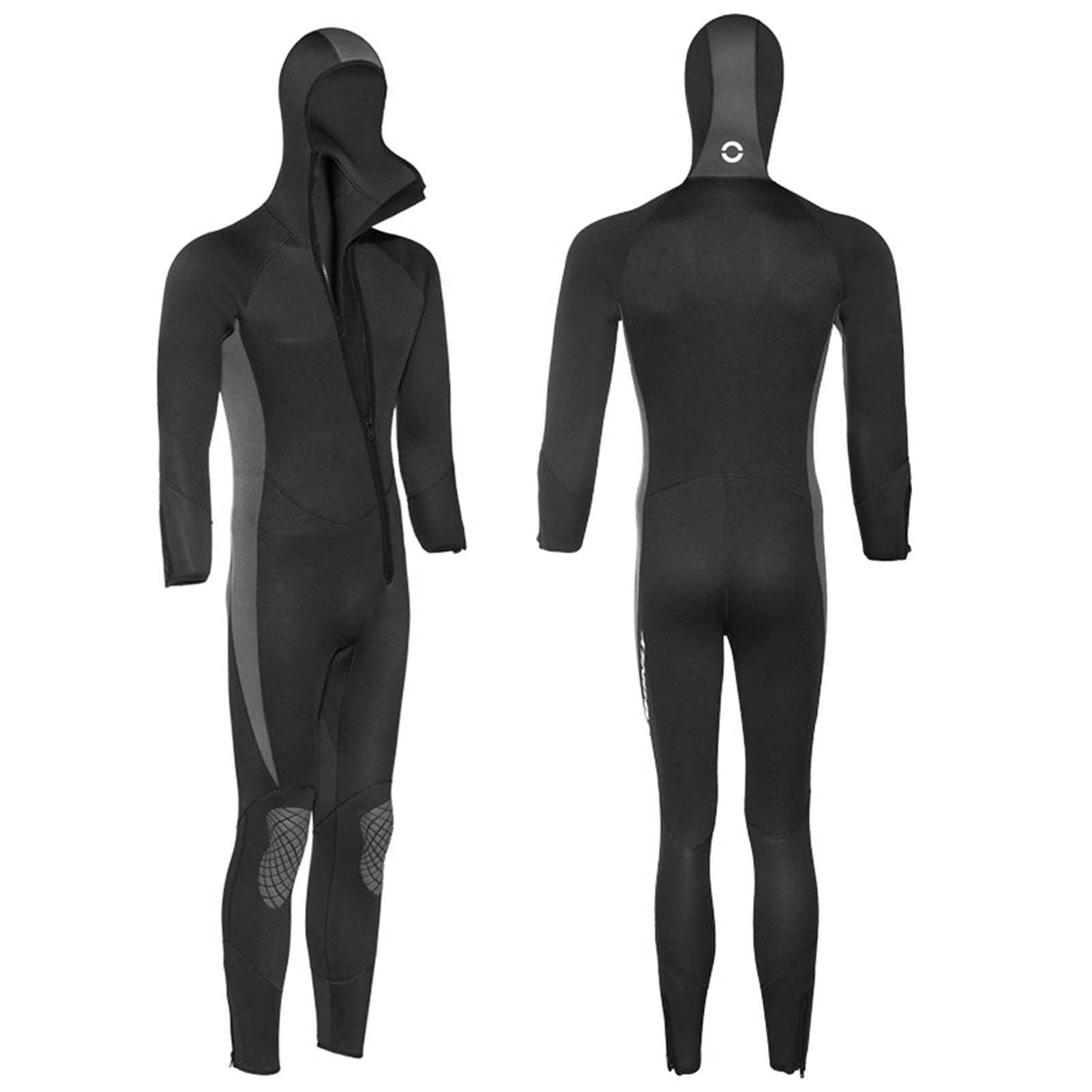 Amazon.co.jp: メンズウェットスーツ、フード付き、5mmネオプレン