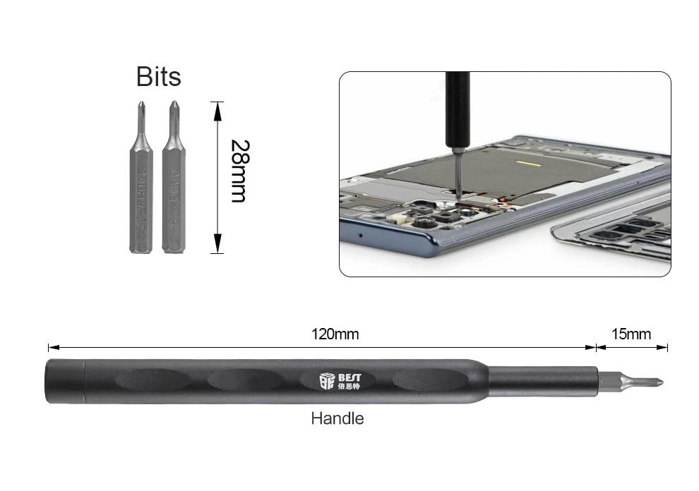 Kit de destornilladores de precisión multifuncional BST-504 miniatura 6
