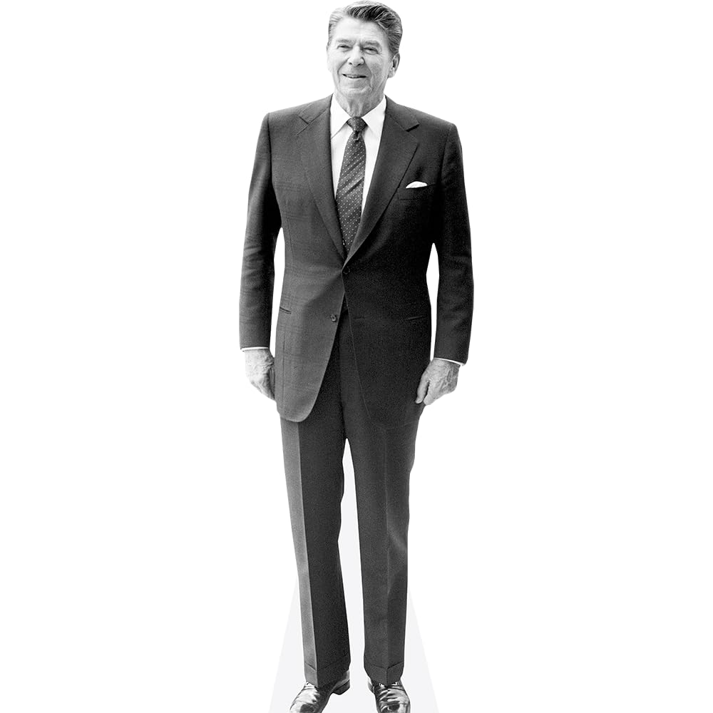 Celebrity Cutouts Life Size Cutout Ronald Reagan (Bw)