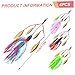 MOUNTTU Spinner Baits for Bass Fishing 4PCS 22g Mirror-Reflective Spinnerbait Fishing Lures with Snakehead Skirt Metal Spinner Lure Spinnerbait Lures Baits