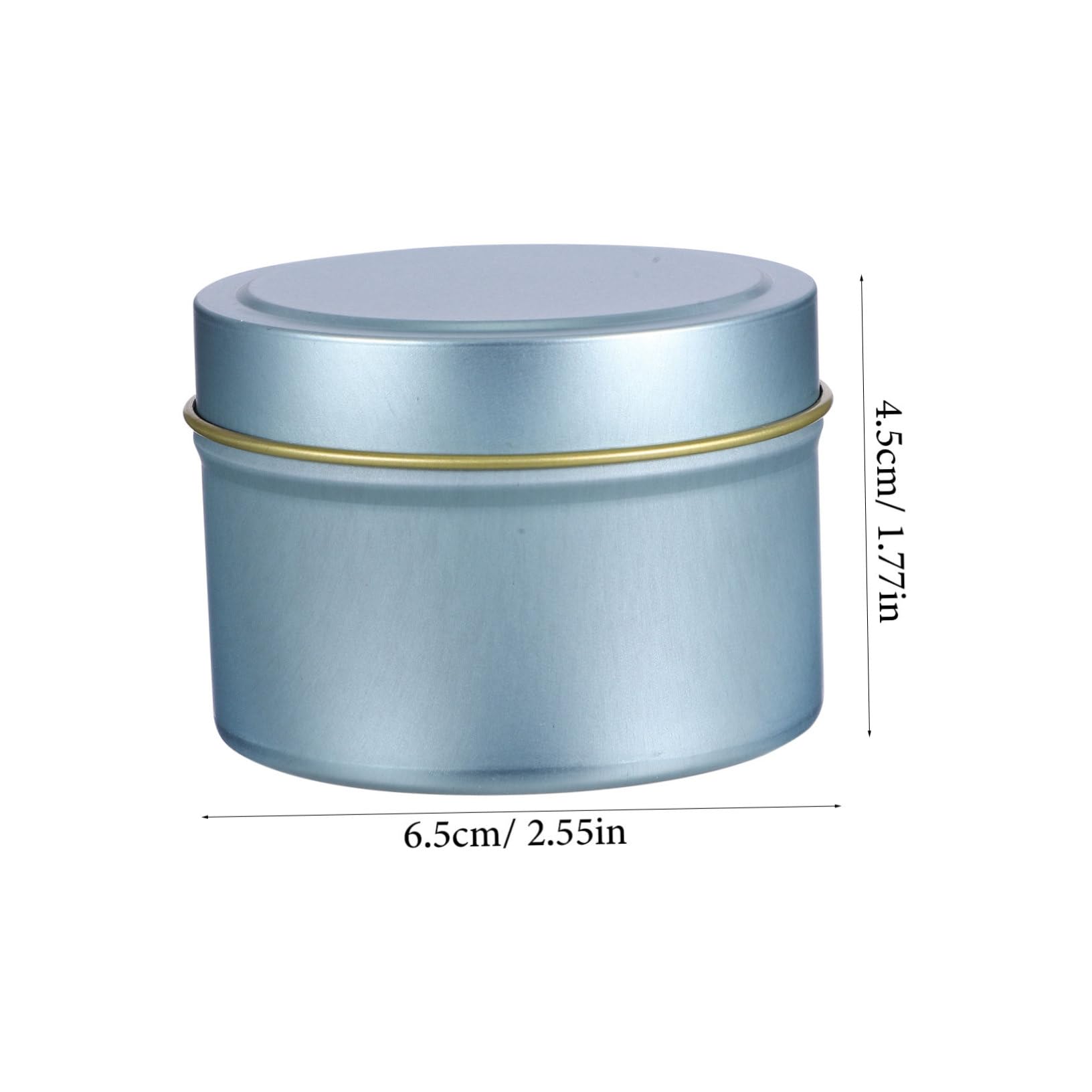 OSALADI 24Pcs Candle Holders Versatile Empty Candle Jars with Lids for Aromatherapy Durable Tinplate Containers for Home Decor and Present Giving