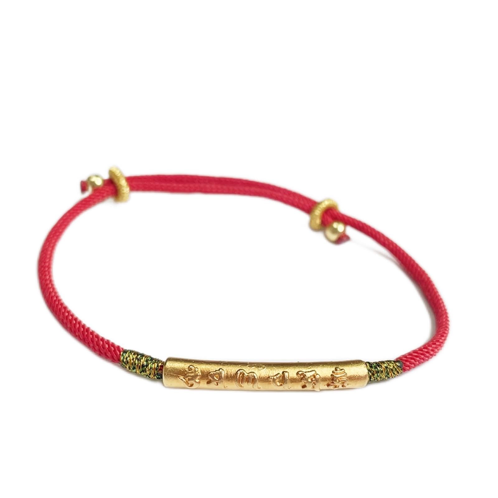 fabricación de joyas Budismo tibetano hecho a mano Pulsera de la suerte Hilo colorido Trenzado Cuerda ajustable Pulseras de cadena for hombres Mujeres Parejas Pulsera Ward Off Evil Spirits Fortune Mon