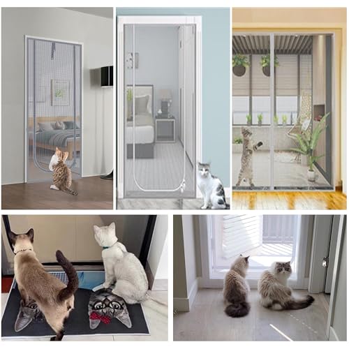 Filet de protection pour chats avec fermeture éclair double face robuste - 7