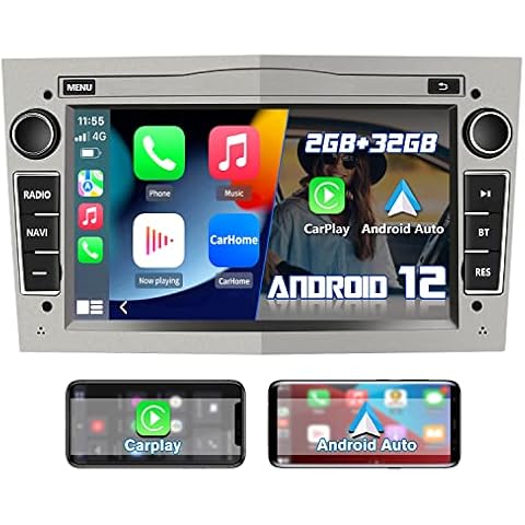 AWESAFE Android 12.0 2GB+32GB Pantalla de Coche para Opel Cover