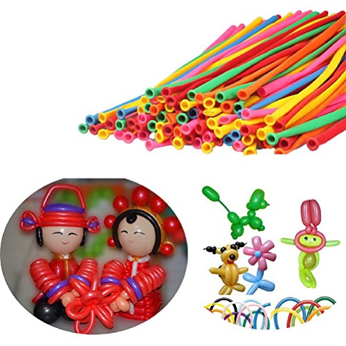 NUOLUX Latex 260Q Magic Balloons Twisty Modeling Balloons 200pcs (Random Color)