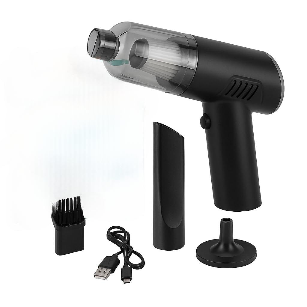 Hitexnetee 3-in-1 Mini Car Vacuum Cleaner with Air Duster & Blower, Cordless Handheld Dust Cleaner for Car, Keyboard, Home, Portable & Powerful Interior Cleaning Tool_HN_14-image-17