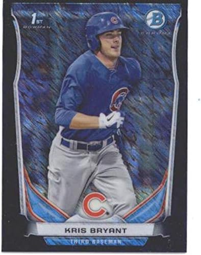 2014 Bowman Chrome Mini Refractors Black Shimmer #1 Kris Bryant Cubs MLB Baseball Card NM-MT