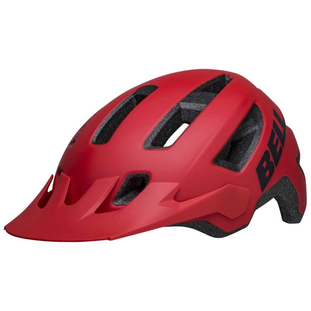 Bell Nomad 2 Ce Mountain Bike Helmet, Matte Red, Size: S/M - Experience Freedom and Exploration with Adjustable Fit and Protection