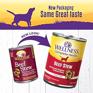   Wellness-Complete-Health-Thick-Chunky-Natural-Grain-Free-Canned-Wet-Dog-Food-Beef-Stew-125-Ounce-Can-Pack-of-12