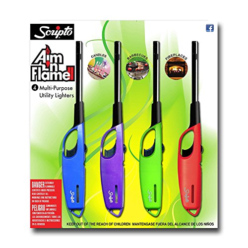 Scripto Aim n Flame II 4 pack