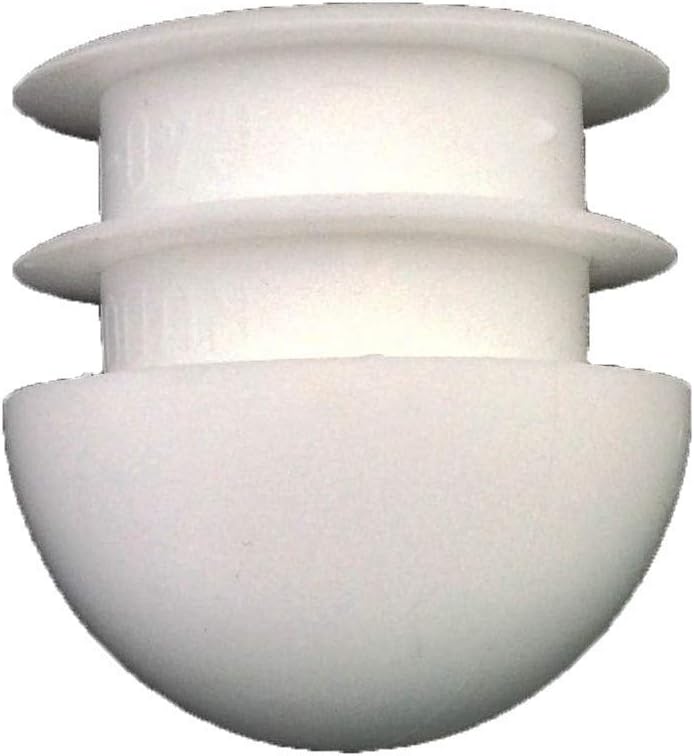 7/8" Round Chair Leg Feet Glide, Protect Your Indoor and Outdoor Furniture, Furniture Sliders, Floor Protector, Pack of 25, White