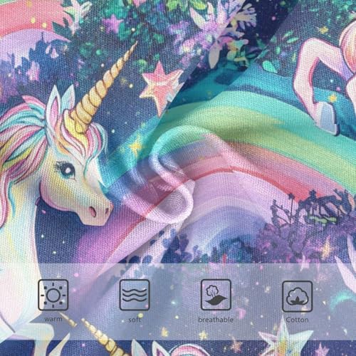 Wusikd Magical Unicorns Girls' Underwear Cotton Girls Briefs Soft Toddler Underwear 2T3