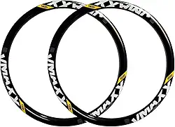 Kit 2 Aros Rodas 26/36 Furos Freio a Disco Válvula Schrader Grossa Downhill Freehide Vmaxx Vzan