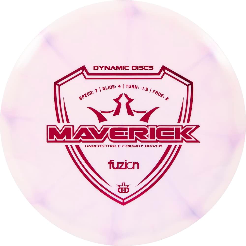 Dynamic Discs Fuzion Burst Maverick Fairway Driver Golf Disc [Colors Will Vary]