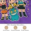 Allenjoy Cute Anime Purple Korean Hunter Sheets Set with Fitted Sheet, Flat Sheet and 2 Pillowcases for Teens Fans Girls Women Bedding Bedroom Nursery Room Decor, Machine Washable Durable, Full Size - Image 5
