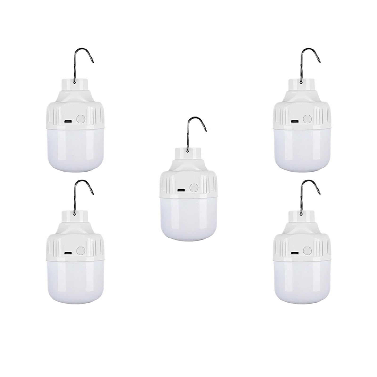 Outdoor USB Wiederaufladbare LED-Lampen, Hohe Helligkeit, Notlicht, Anschluss, Camping, Angeln, Tragbare Laterne, Nachtlichter Superhelle Lichter(5pcs)