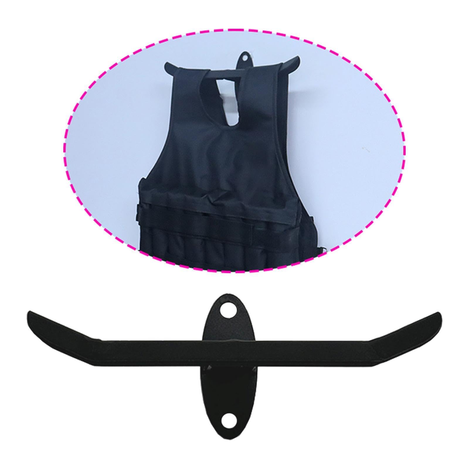 Homyl Supporto per Giubbotto Zavorrato da Parete, per Palestra, Facile da Installare, Porta Gilet Zavorrato