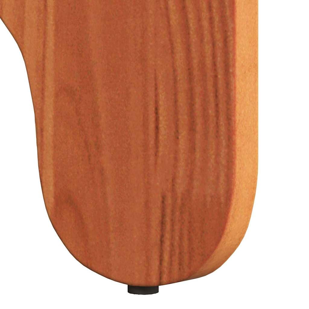 Juego de mesa de café de 2 piezas, color marrón cera, madera maciza de pino, diseño redondo para salón, mesa auxiliar moderna, fácil montaje, duradera