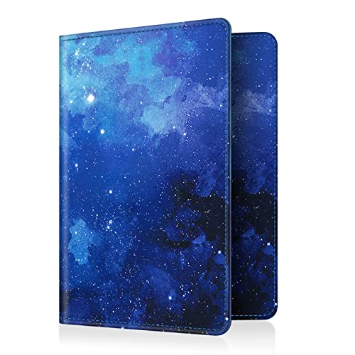 Image of FINTIE Passport Holder, Slim Travel Wallet RFID Blocking Card Case Cover Passport Cover Protector Essentials with Credit Card Slots for Women /Men | Slim