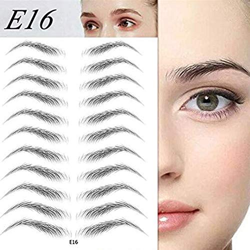 4D Hair-Like Authentic Eyebrows,Imitation Ecological Lazy Natural Tattoo Eyebrow Stickers,Eyebrow Tattoo Sticker Waterproof