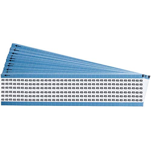 Marqueurs Brady TWM-49-PK profil bas adhésif vinyle brillant