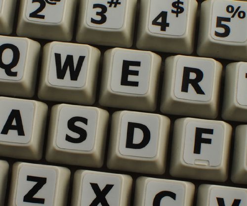 Stickers grandes para teclado en inglés US fondo gris miniatura 3