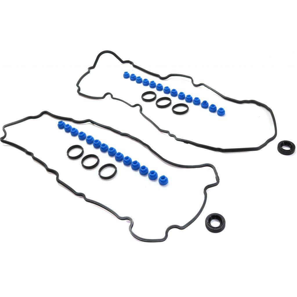 for Ford Fusion Valve Cover Gasket 2010 2011 2012 | Rubber Material | 6 Cyl | 3.0L Engine | w/Grommets & Spark Plug Tube Seals