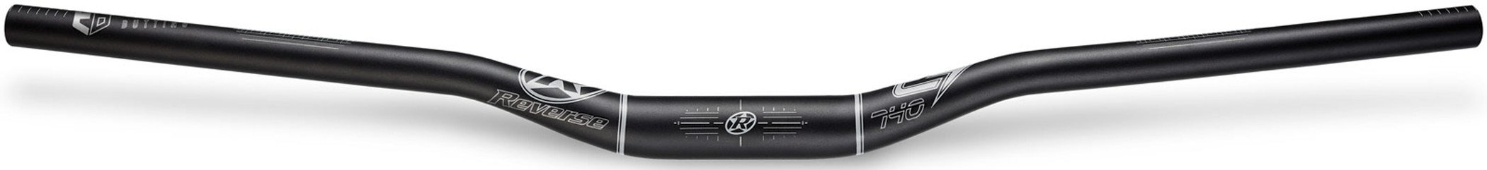 Reverse E-Element Ergo Fahrrad Lenker 31.8mm schwarz/grau: Größe: 31.8mm 25mm Rise 740mm
