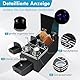 CEMOFE Auto Mittelkonsole mit Ablagen Staufach, Upgrade Staufach Mittelkonsole mit 7 Farben LED-Leuchten und USB, Universal Mittelkonsole Auto Rückbank für Van,SUV,LKW,Bus,Auto, größe über 4.7m