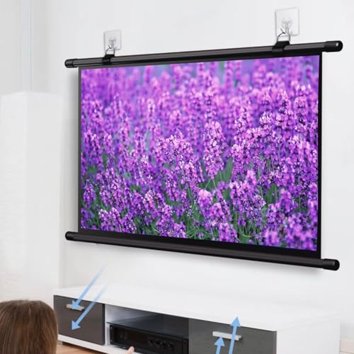 Pantalla Manual de Proyector Plegable 72" 16:9 miniatura 4