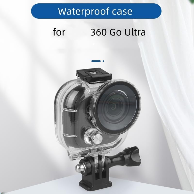 Do Insta360 GO Ultra, 50-metrowa obudowa do nurkowania podwodnego, wodoodporna, pyłoszczelna, odporna na wstrząsy, odporna na upadki, ultra etui ochronne 360 GO