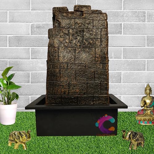 Image of Decorative Water Fountain for Home Decor, Office, Indoor & Outdoor, Garden, Puja Room, Vaastu, Reception, Spa, Gifting. (C-031)