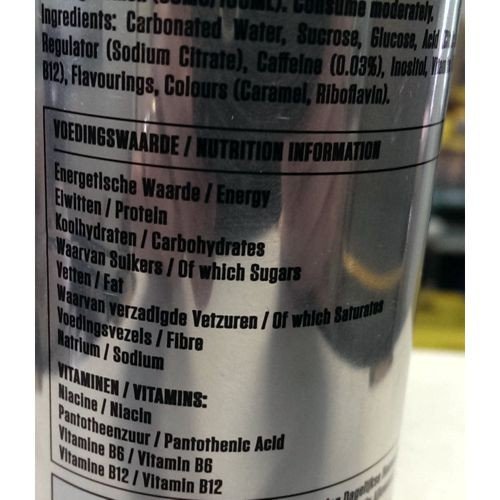 Bullit Energy Drink - Bebida energética (24 x 0,25 L)