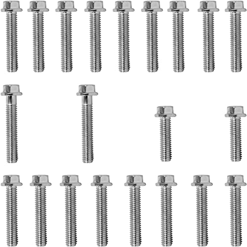 Kit parafusos zincados tampa motor lateral esquerda+direita compativel com YS150 Fazer 2014 em diant