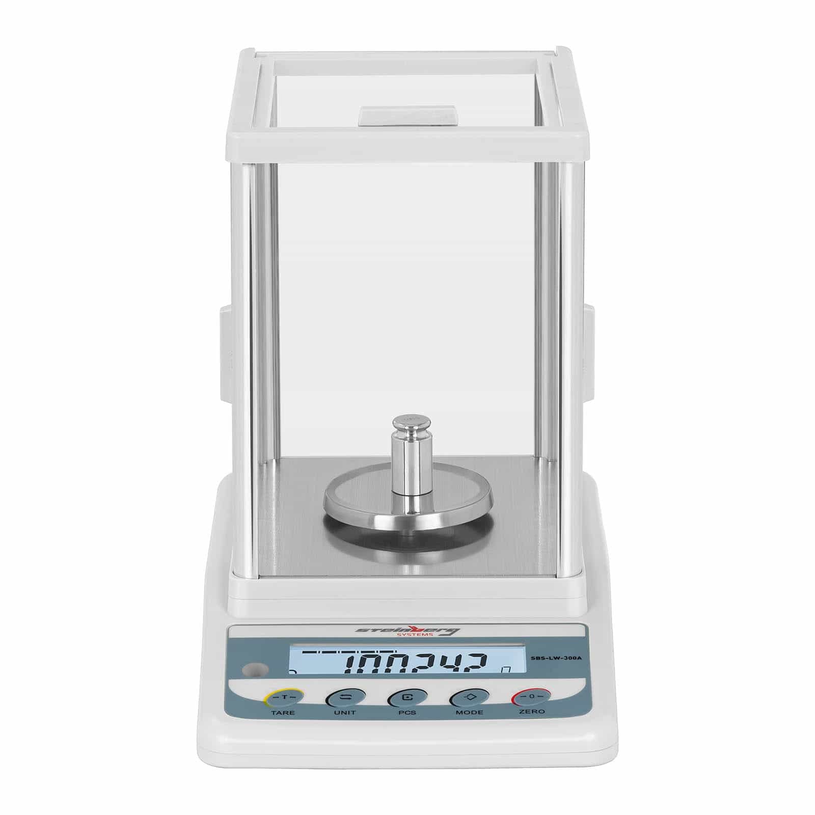 Steinberg Systems - SBS-LW- 300A - Bilancia di precisione - 300 g / 0,001 g - LCD - Piatto di pesata in acciaio inox