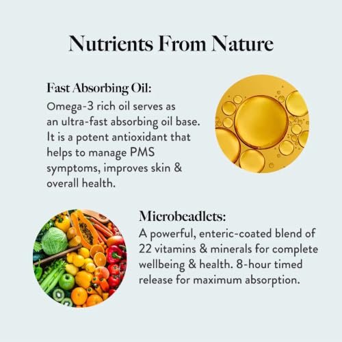 Wellbeing Nutrition Multivitamin & Vegan Omega 3 for Women 60 Capsules - Image 5
