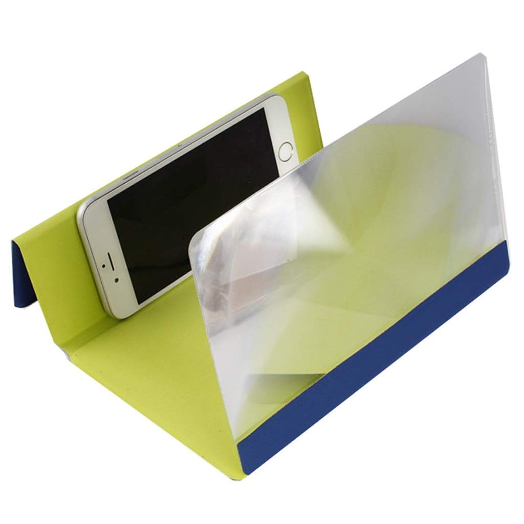 Lente di ingrandimento per schermo, supporto pieghevole portatile per telefono con obiettivo in acrilico HD, compatibile con tutti gli smartphone