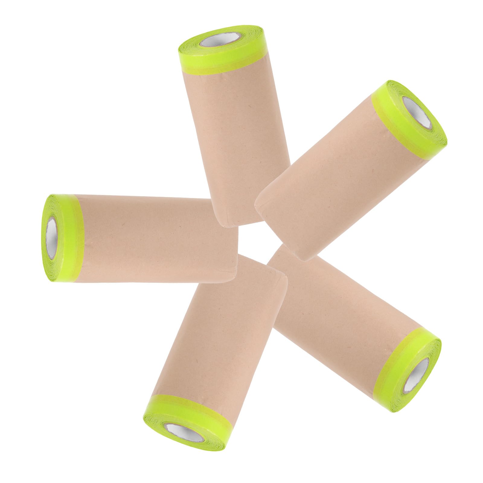 Maskierpapier Braun 5 Stück Papier Abdeckpapier zum Streichen Wiederablösbar Beschreibbar für Auto Karosserieklebeband und Wandmarkierungsmaschine Beim Beschichten