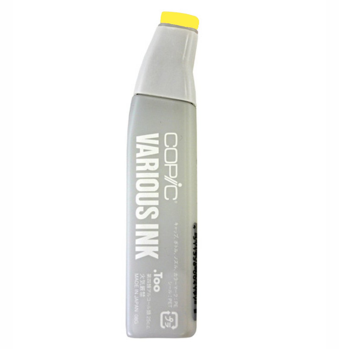 .Too Lightning Yellow Copic Various Ink Refill For Sketch & Ciao