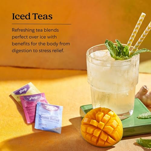 Image of Yogi Iced Tea Organic Variety Pack, 16 Tea Bags (3 Pack)