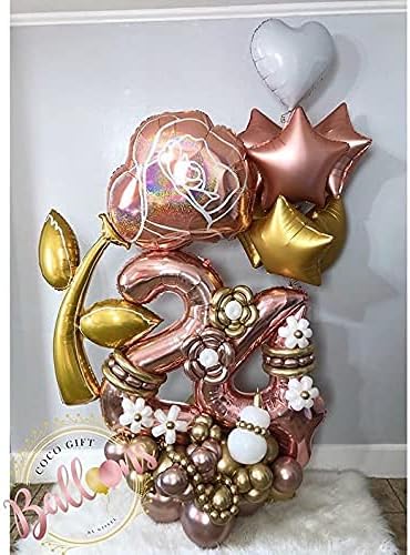 Miniatura 5 de 1 globo de papel de aluminio para el día de San Valentín, marítimo, boda, fiesta, decoración, niños, inflable, suministros de globos de aire (rosa)