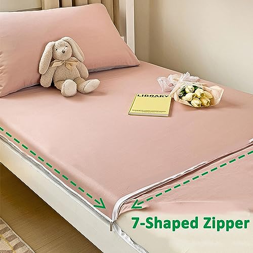 Housse de matelas de sol shikibuton futon lavable avec fermeture éclair - 4