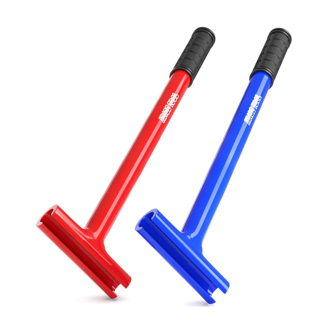 Hinge Bender Tool Dual Hinge Tool for Comercial Door Hinges Hinge Knuckle 0.134&0.180 Gauge Red and Blue Color 2 pcs Set