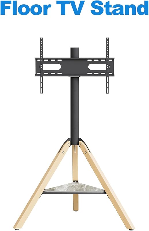 Floor TV Stand for 40-75 Inch TVs, Corner TV Stand image 2