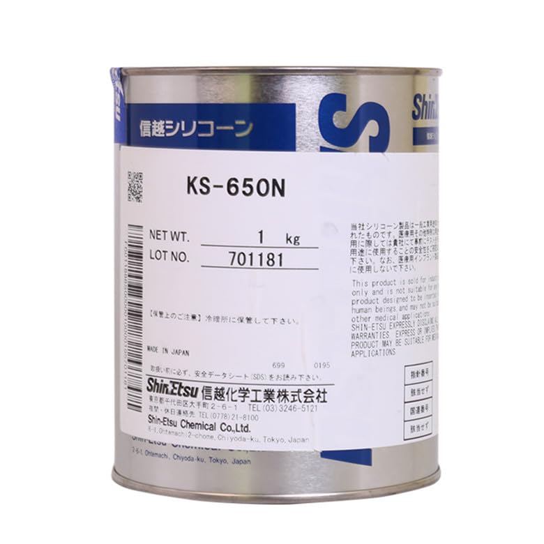 Shin-Etsu KS-650N grasa especial aislante 1 kg | Compuesto sellador para caucho y aplicaciones eléctricas de alta exigencia